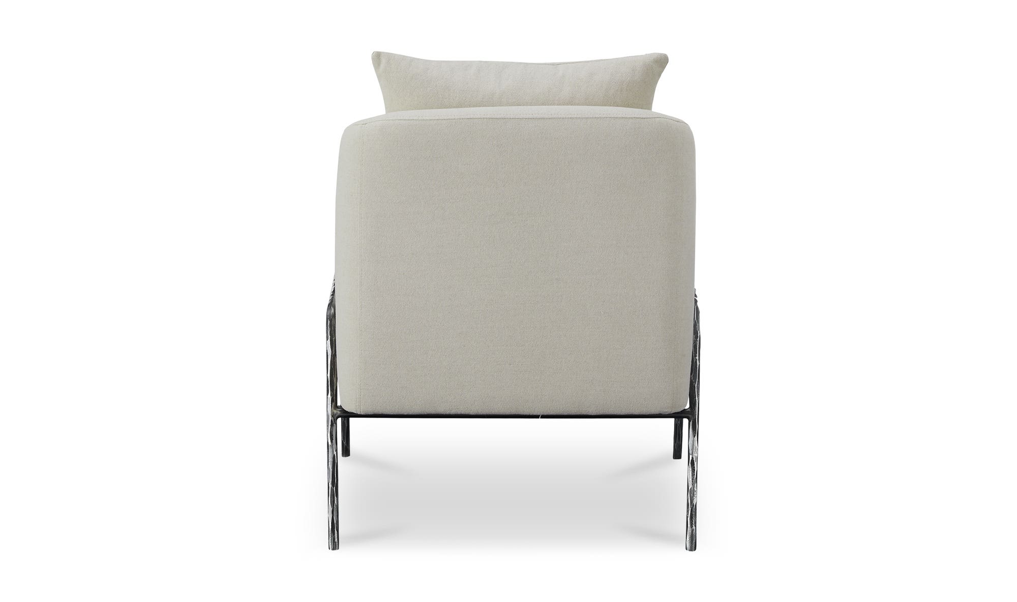 Moe's Archer Rustic Accent Chair - Oat Linen Blend