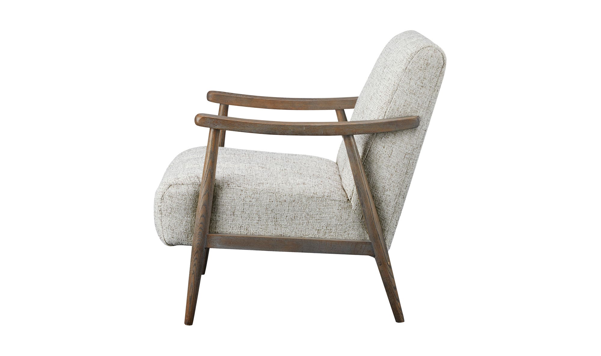 Moe's Aster Rustic Accent Chair - Pebbled Beige