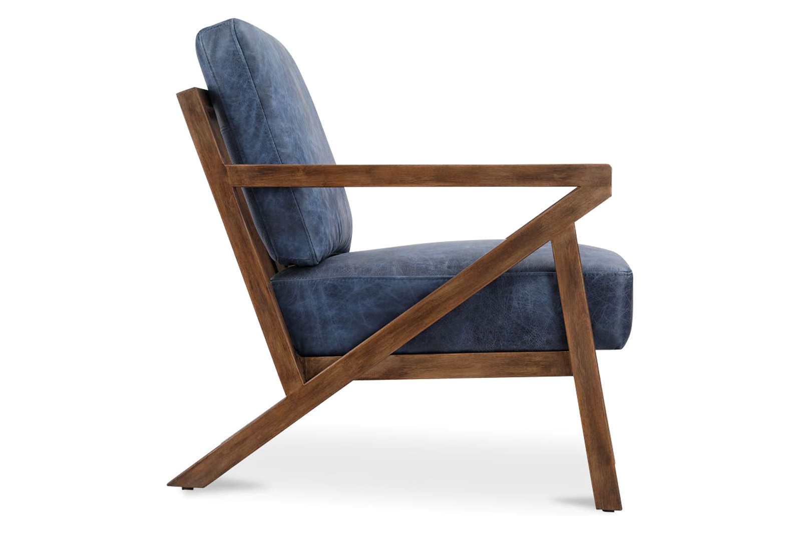 Moe's Drexel Armchair - Dark Blue