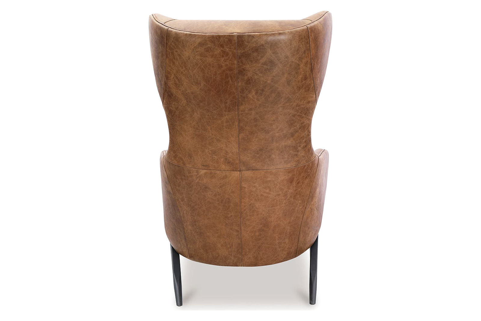 Moe's - Amos Leather Accent Chair in Brown