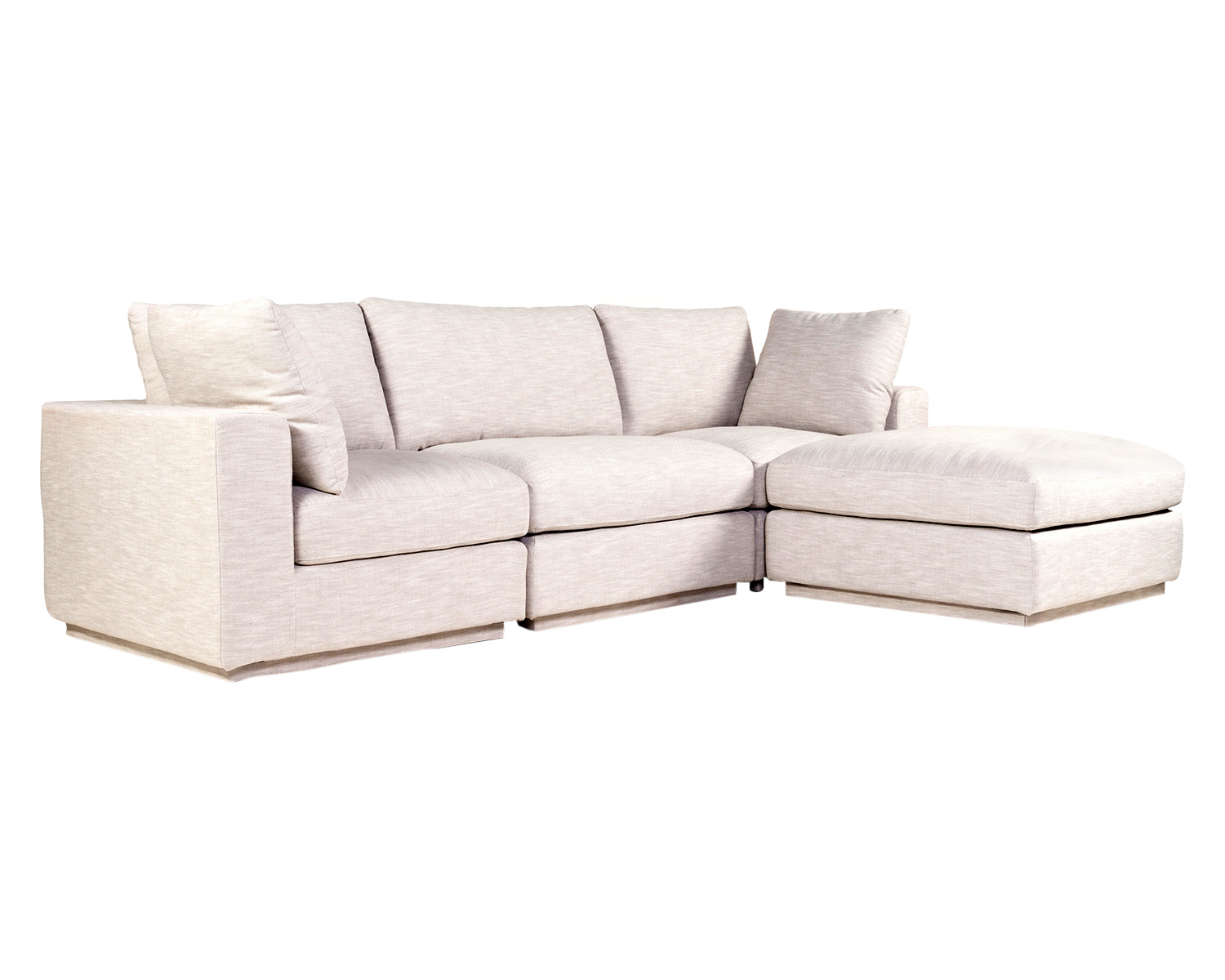 Moe's - Justin Lounge Modular Sectional in Beige