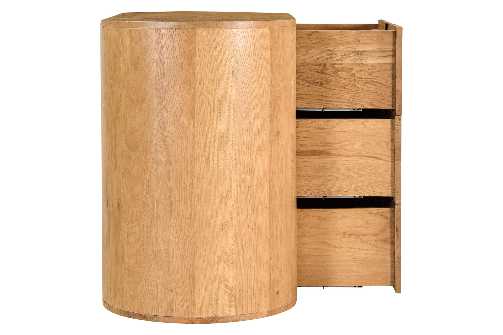 Moe's - Theo 3 Drawer Chest in Brown