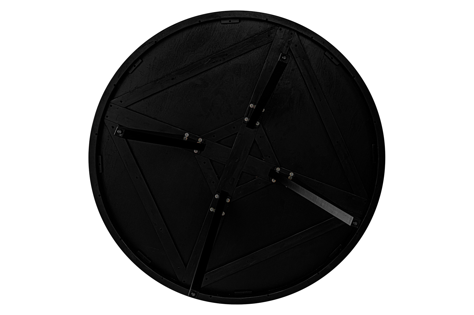 Moe's Parq Round Dining Table - Black, 60"