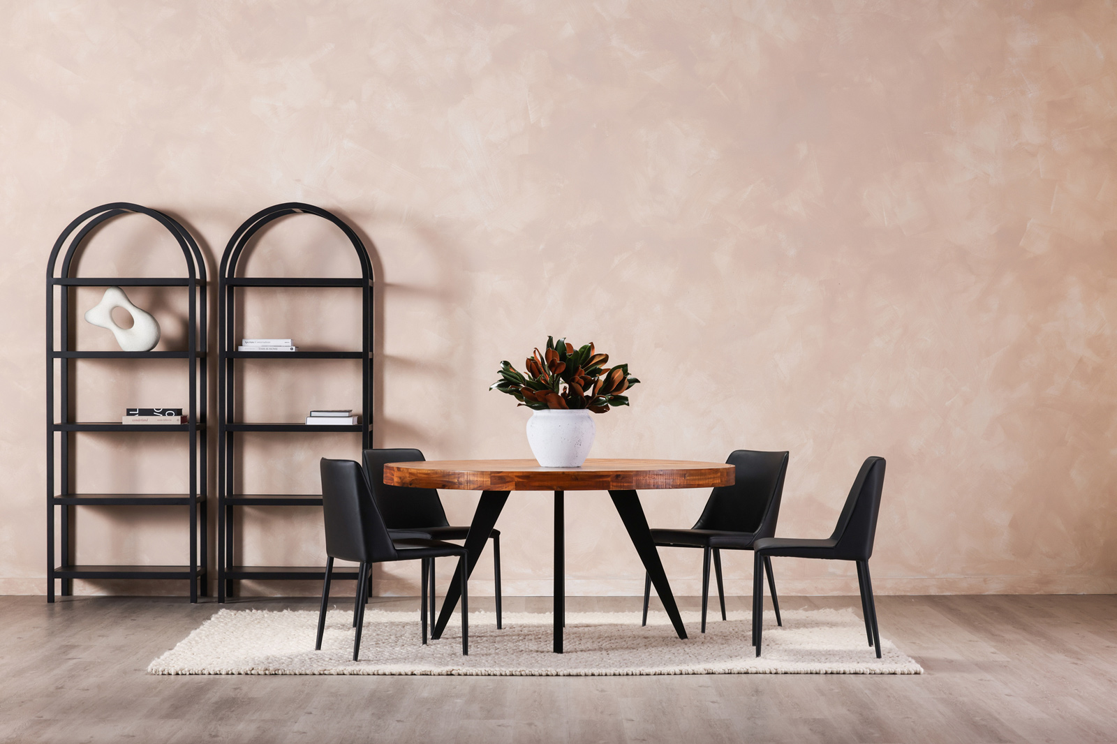 Moe's Parq Round Dining Table - Amber, 60"