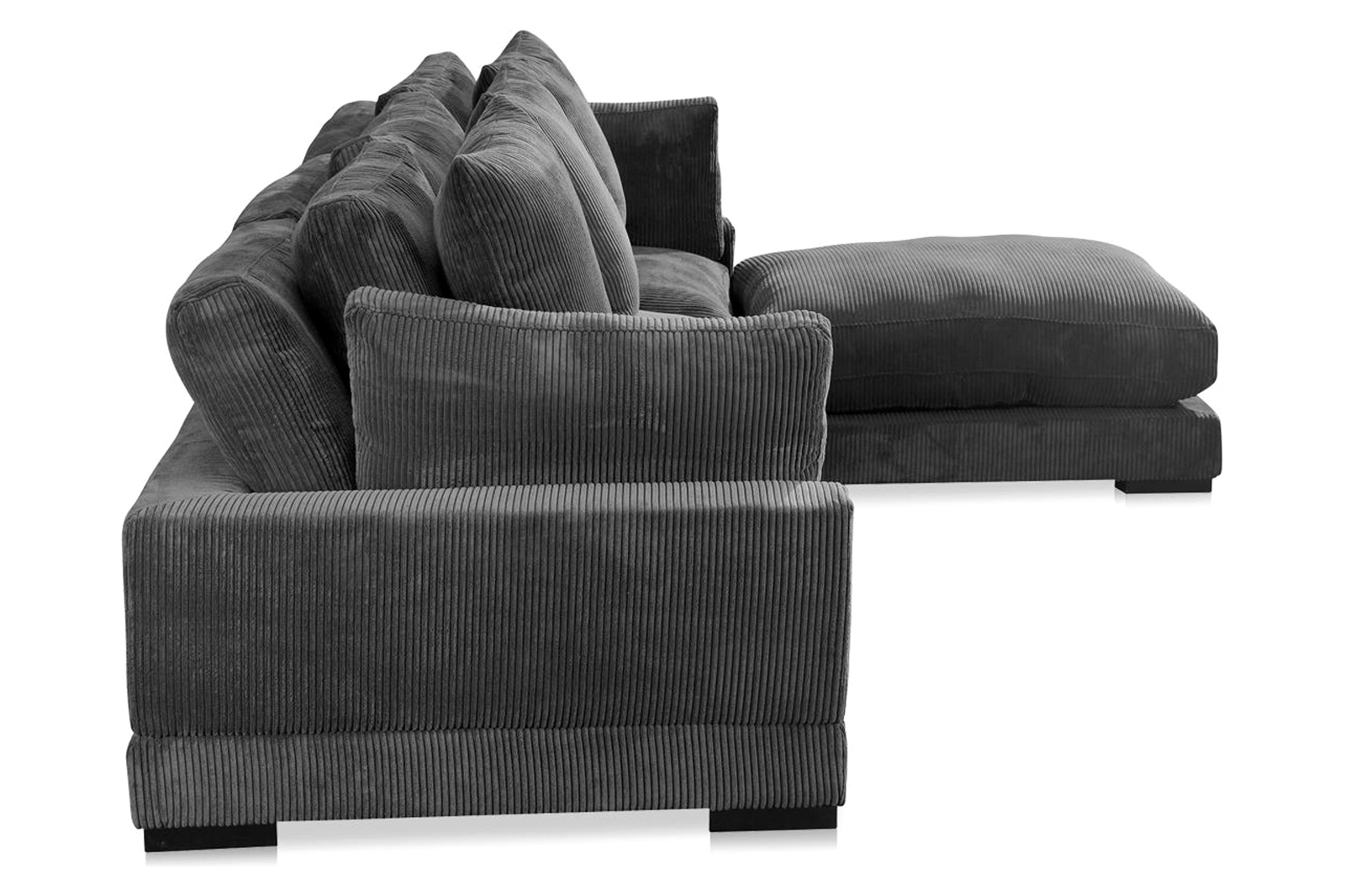 Moe's Tumble Lounge Modular Sectional - Dark Gray