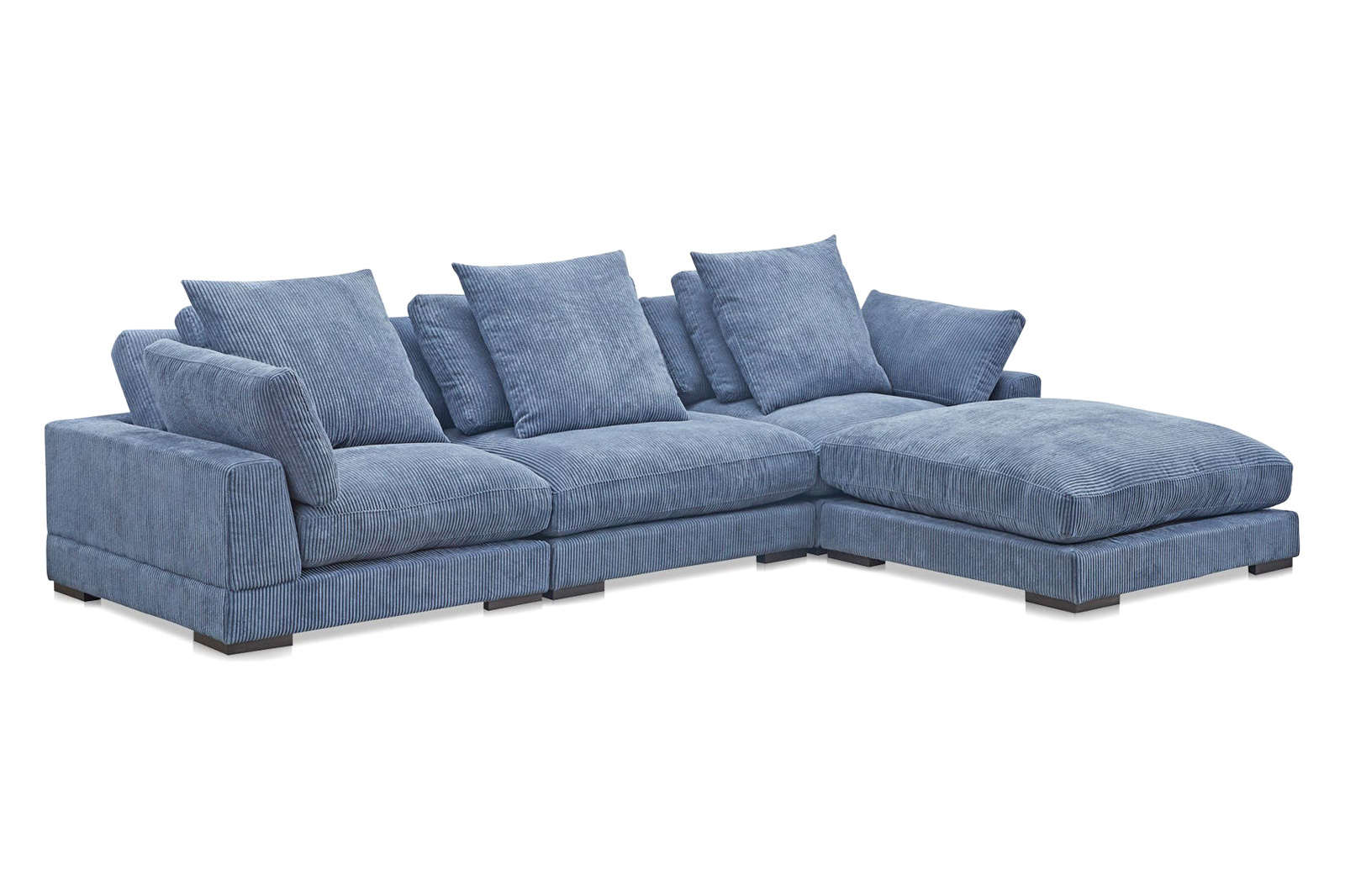 Moe's Tumble Lounge Modular Sectional - Ultra Blue