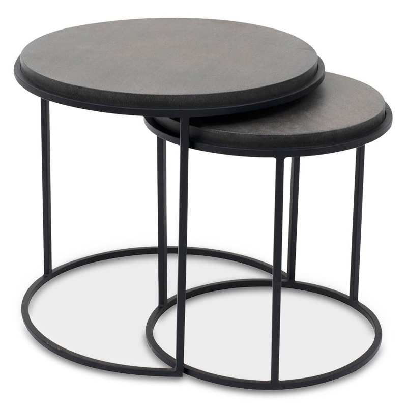 Moe's - Roost Nesting Tables Set of 2 in Black
