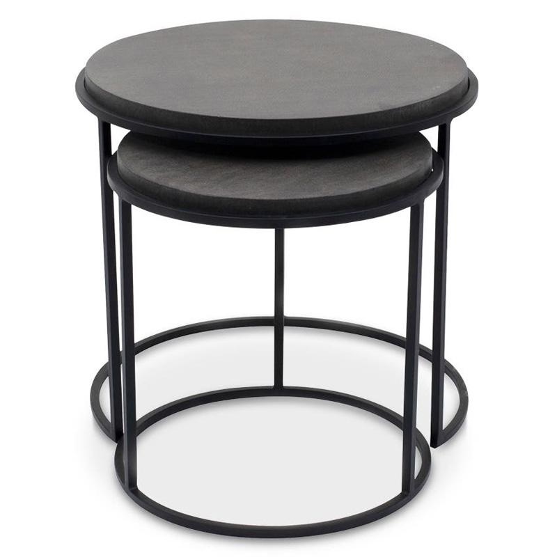 Moe's - Roost Nesting Tables Set of 2 in Black