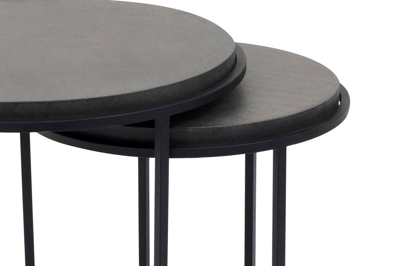 Moe's - Roost Nesting Tables Set of 2 in Black