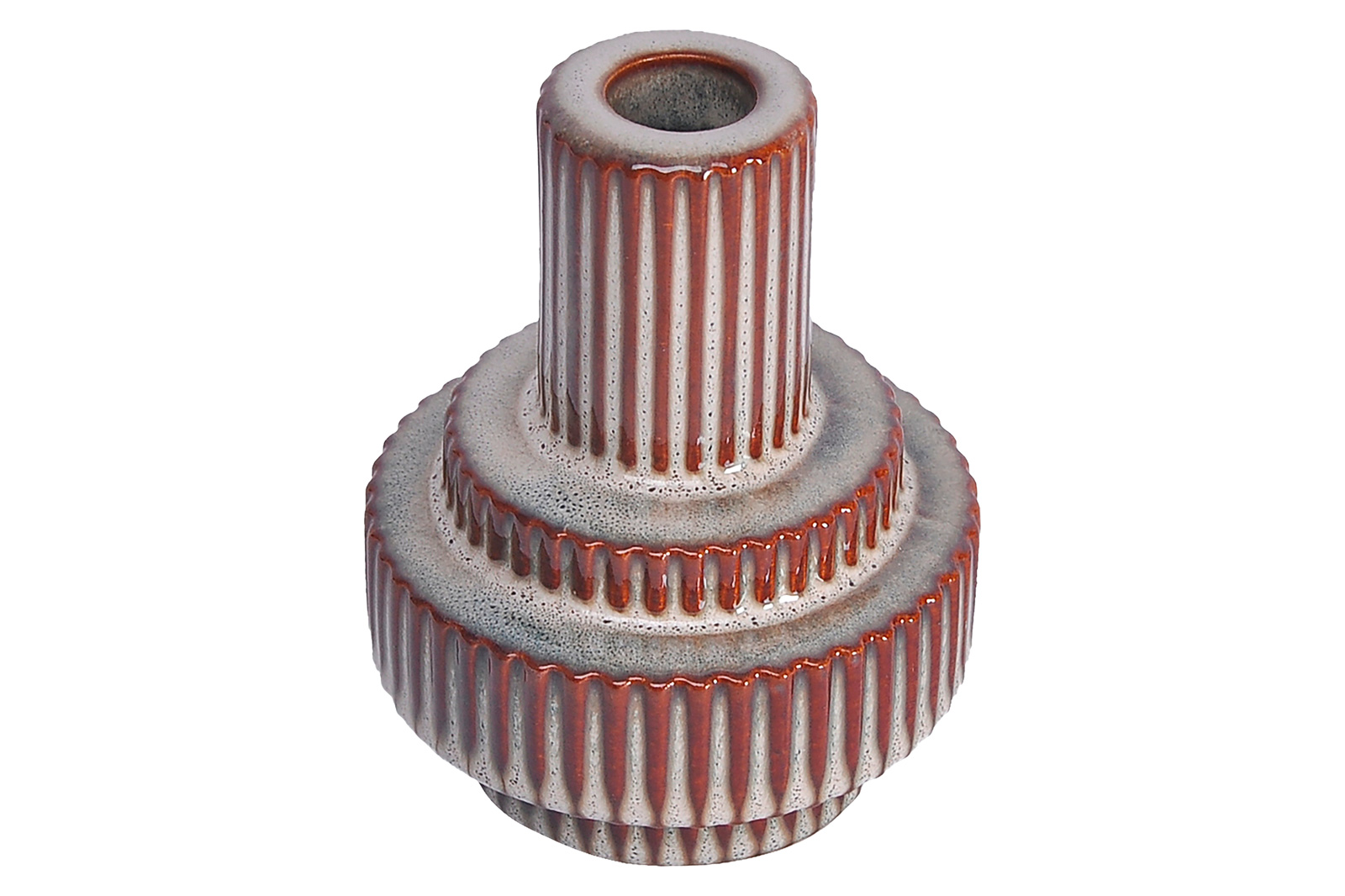 Moe's Maud Stoneware Candle Holder - Brown, Large