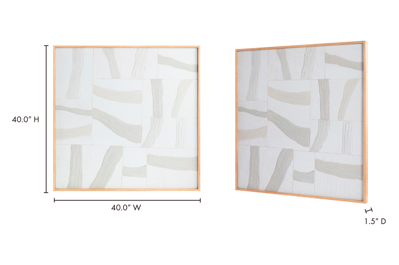 Moe's - Configured Framed Painting