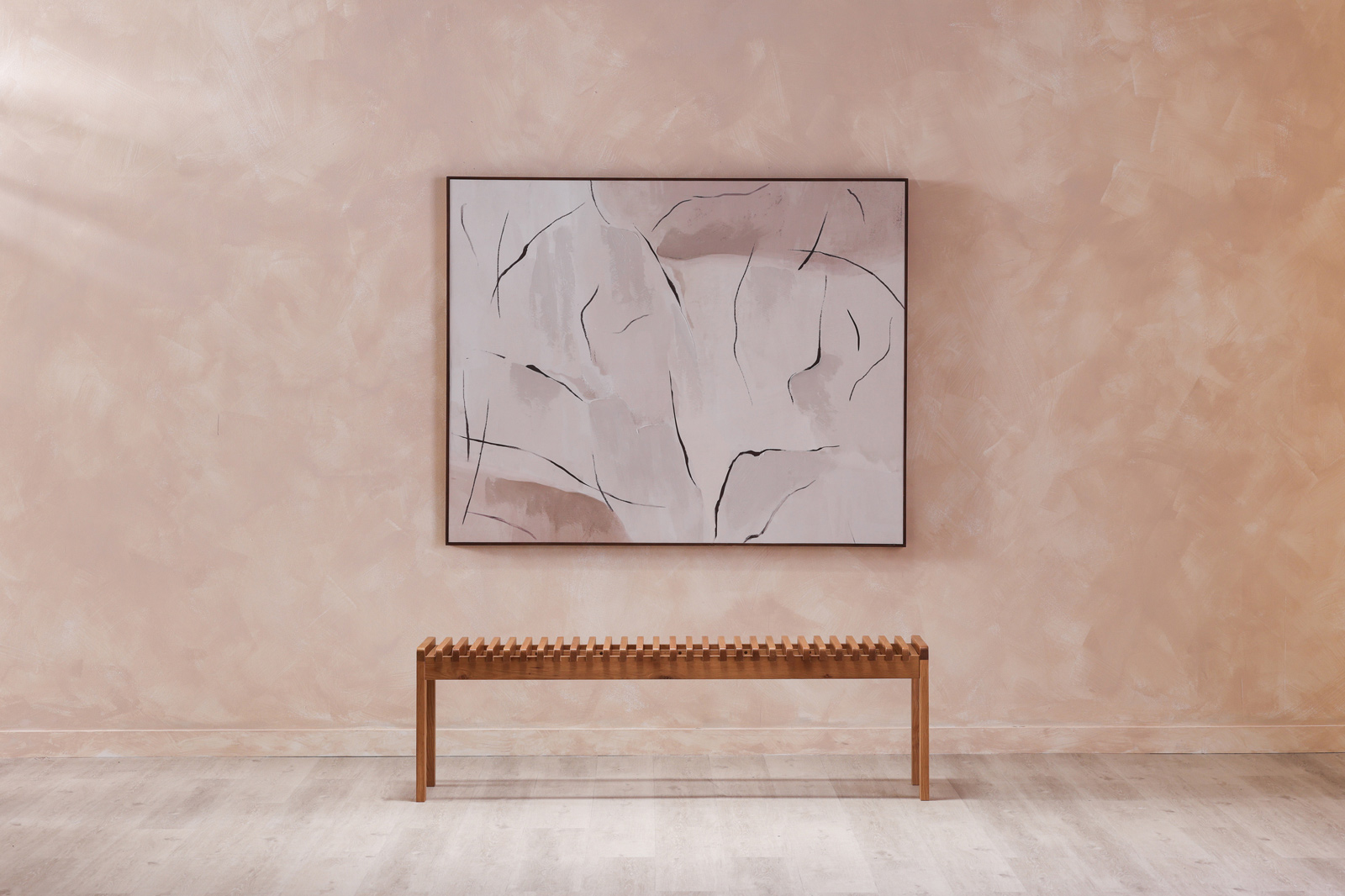 Moe's - Impression Framed Painting Terra Palette
