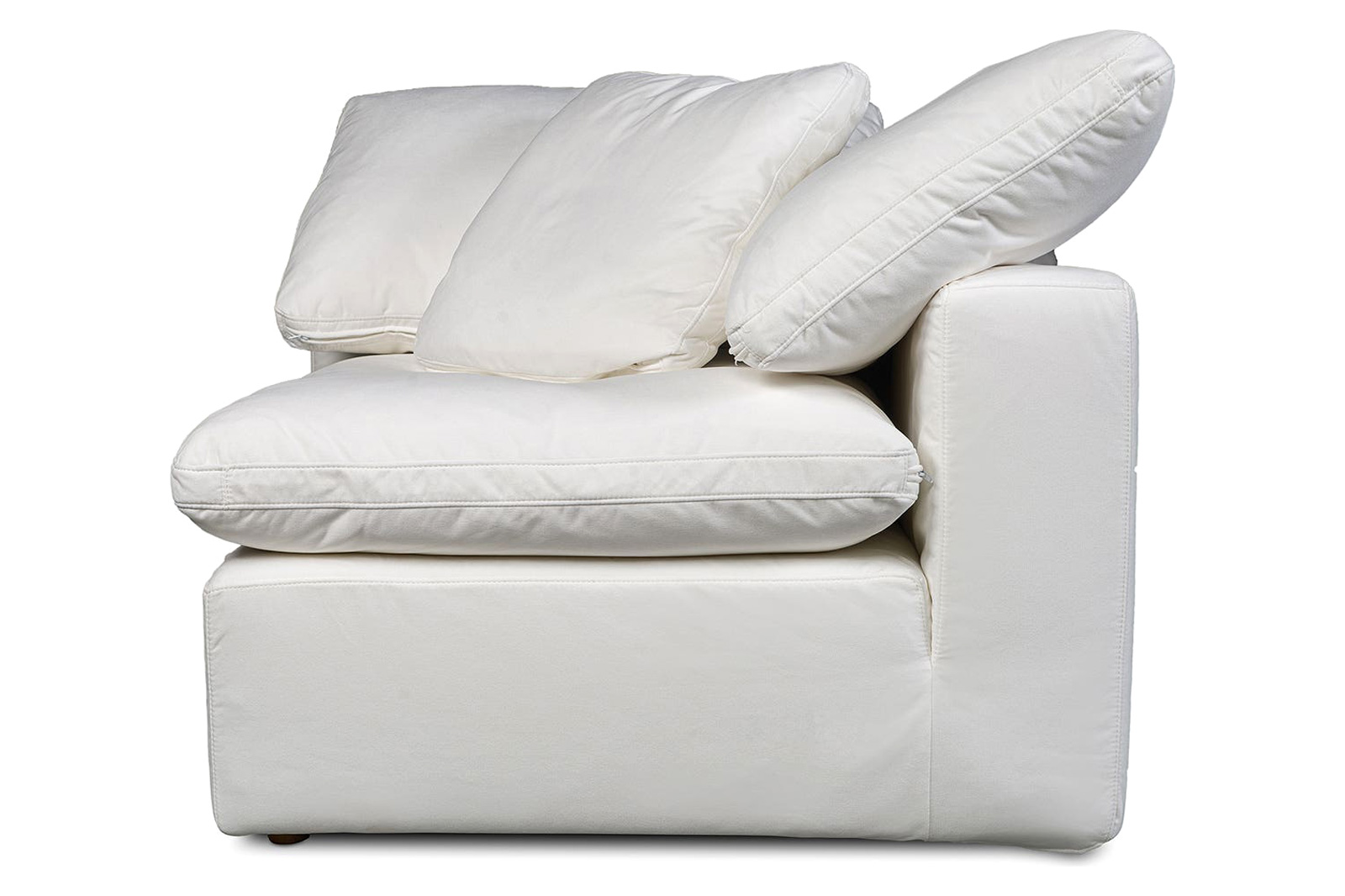 Moe's Terra Condo Corner Chair - Cream White