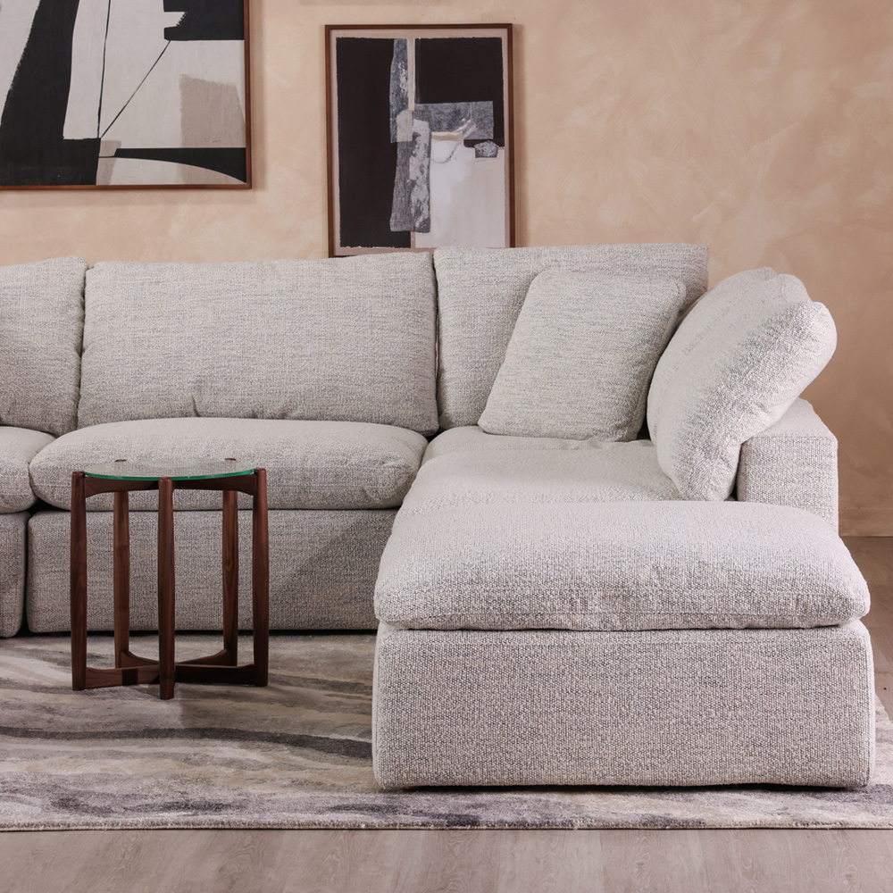 Moe's Terra Condo Corner Chair - Coastside Sand