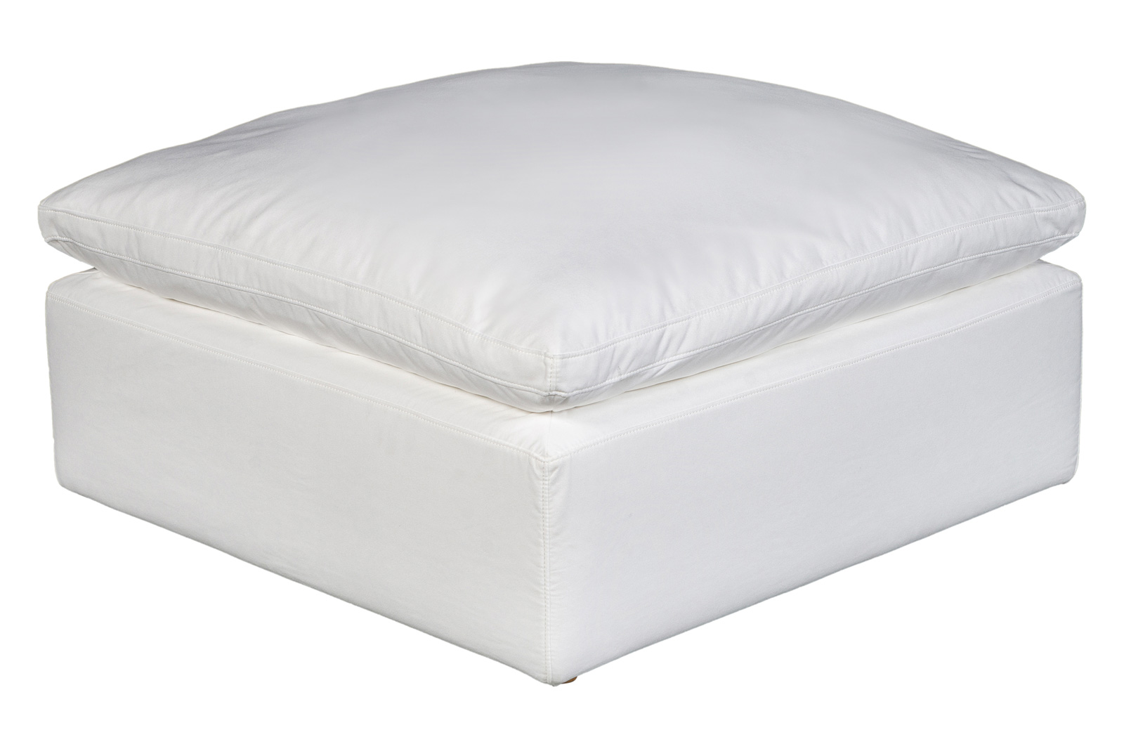 Moe's Terra Condo Ottoman - Cream White