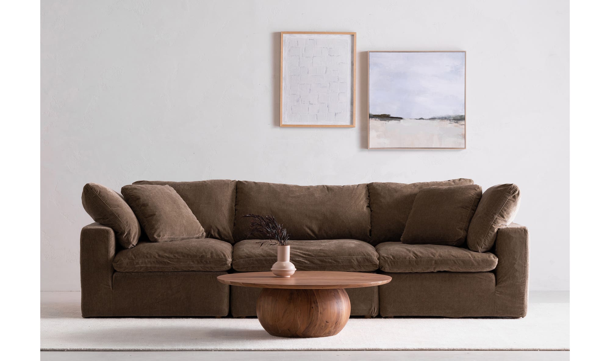 Moe's Clay Modular Sofa - Desert Sage