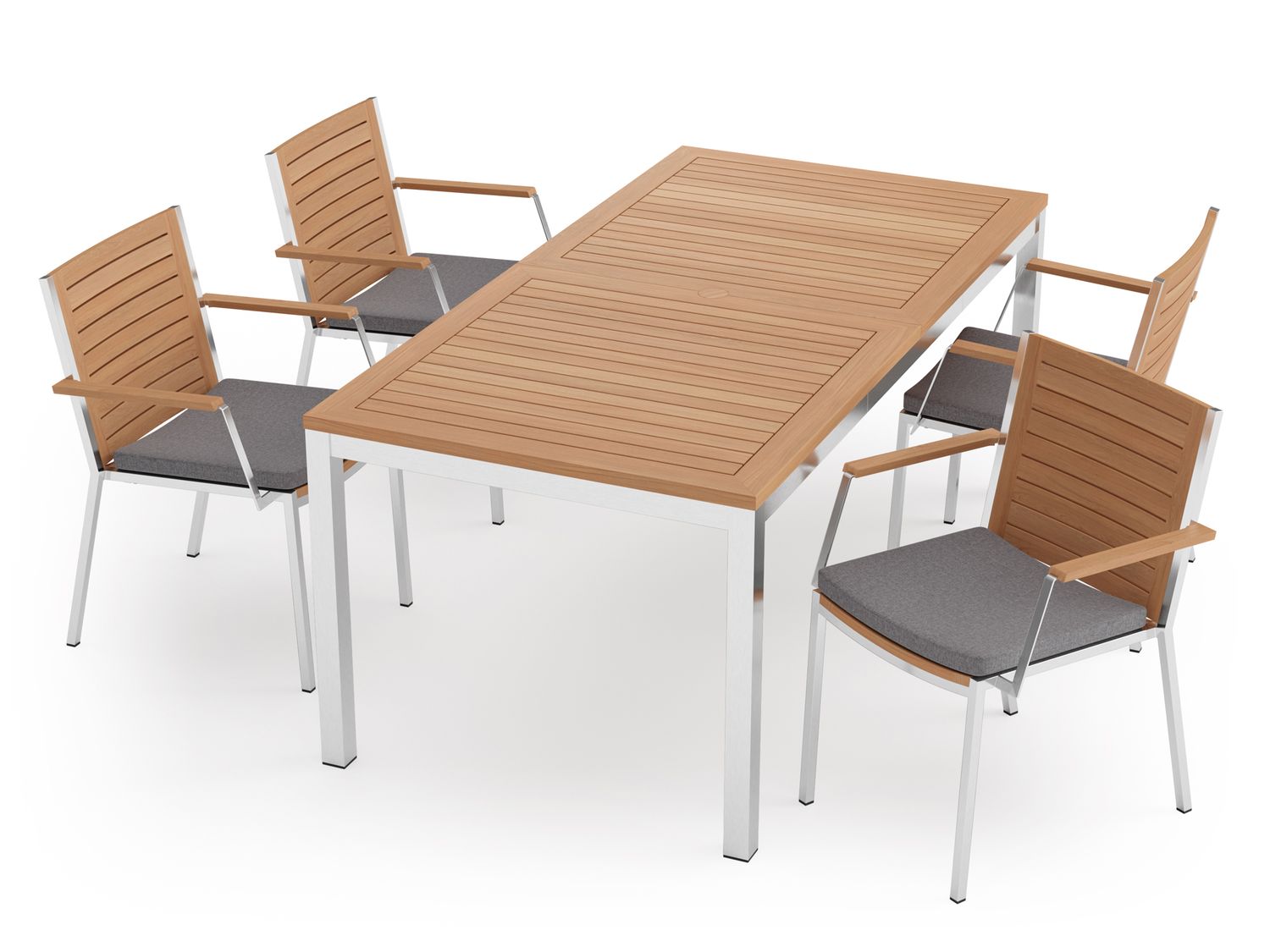 NewAge - Monterey 5 Piece Dining Set with 72 in. Table