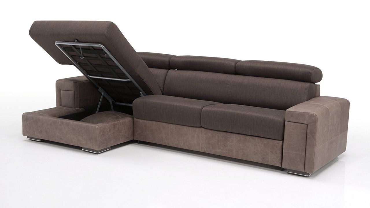 Newtrend Sacha Sectional Right Side w/ Bed And Storage