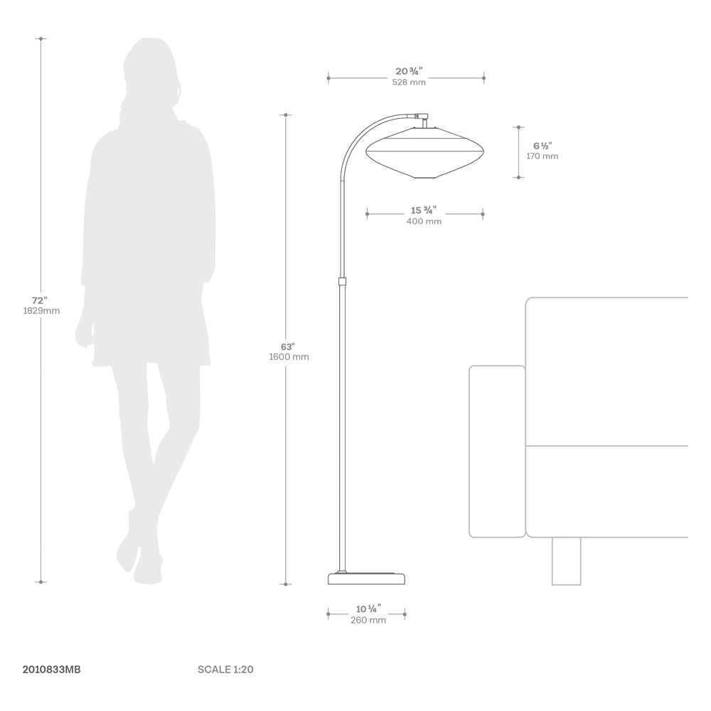 Nova Of CA - Roswell Floor Lamp