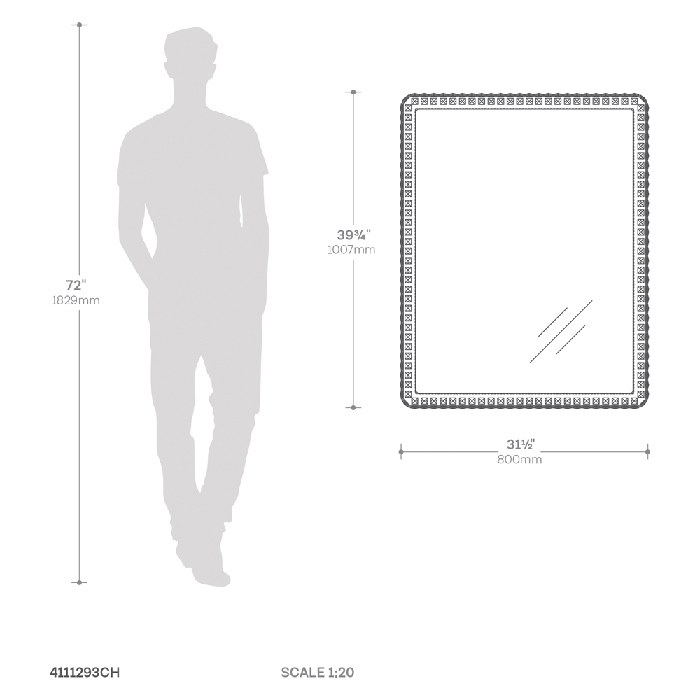 Nova Of CA - Marilyn Illuminated Rectangular Wall Mirror