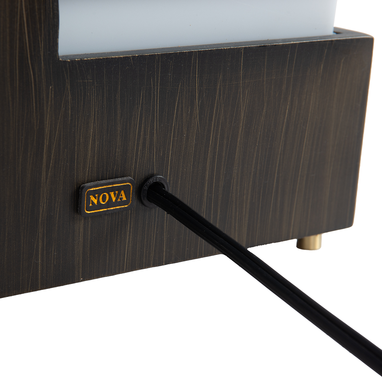 Nova Of CA Zen Standing Table Lamp with Night Light - Gilded Ebony