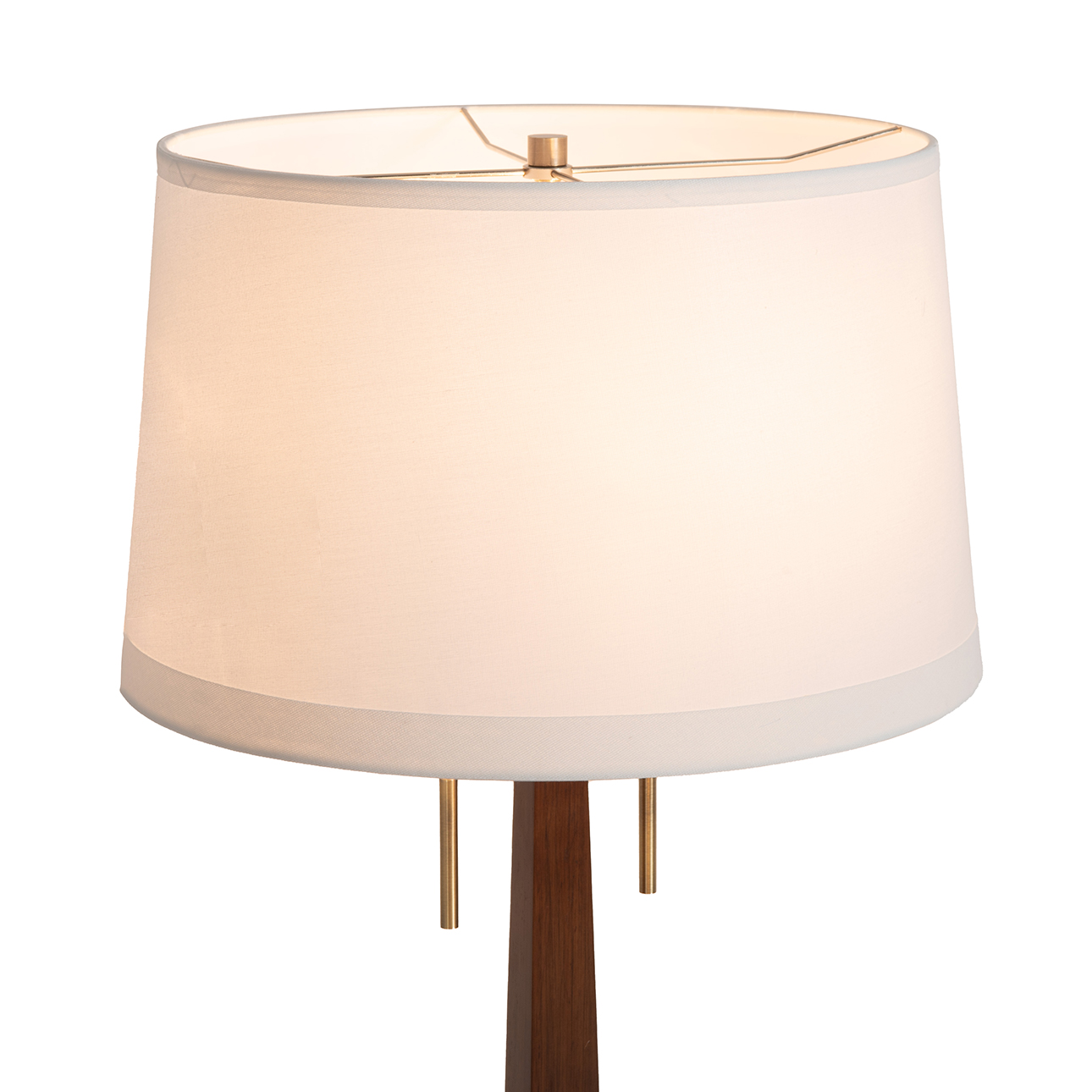 Nova Of CA - Taper Table Lamp Dark Walnut