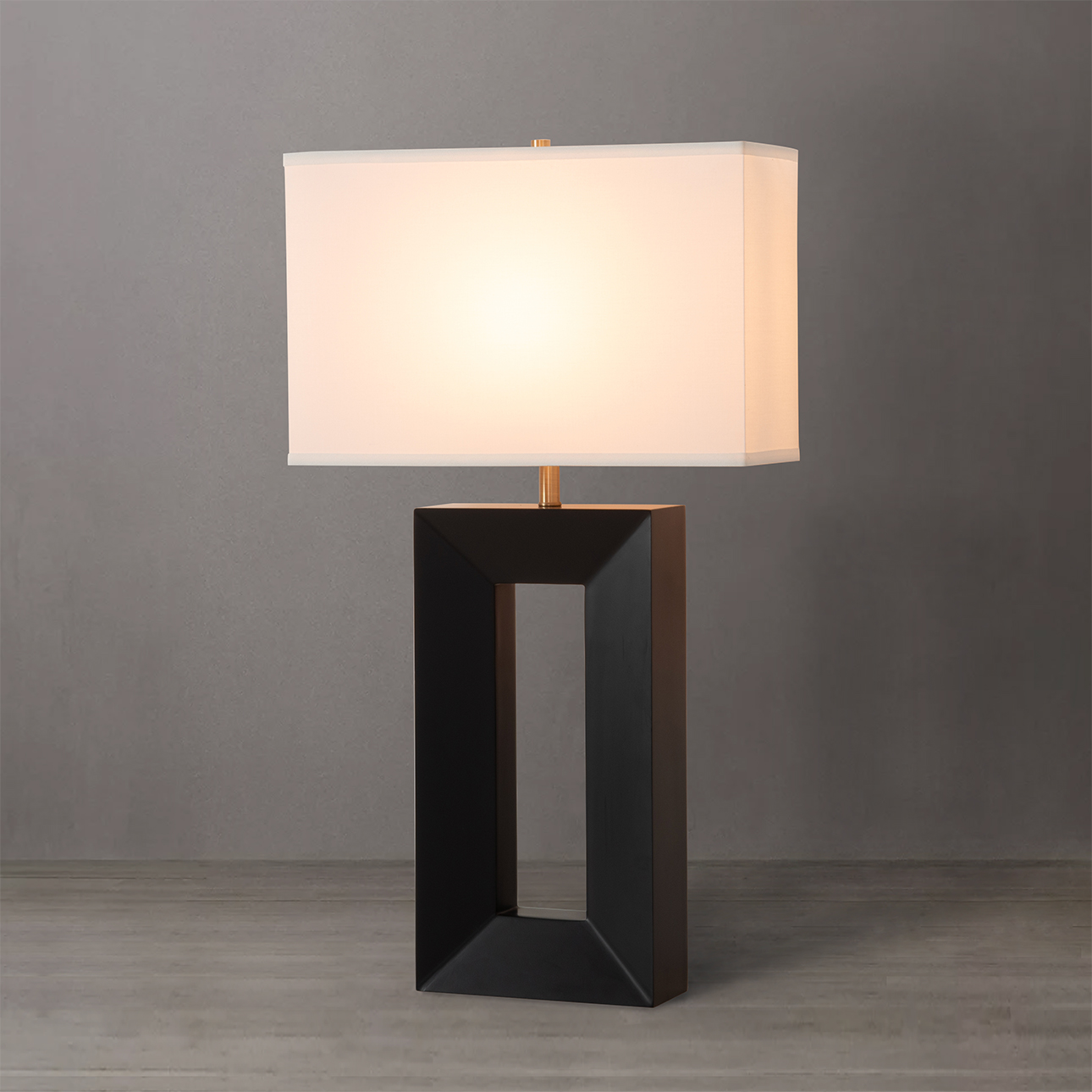 Nova Of CA Julie Standing Table Lamp - Ebony