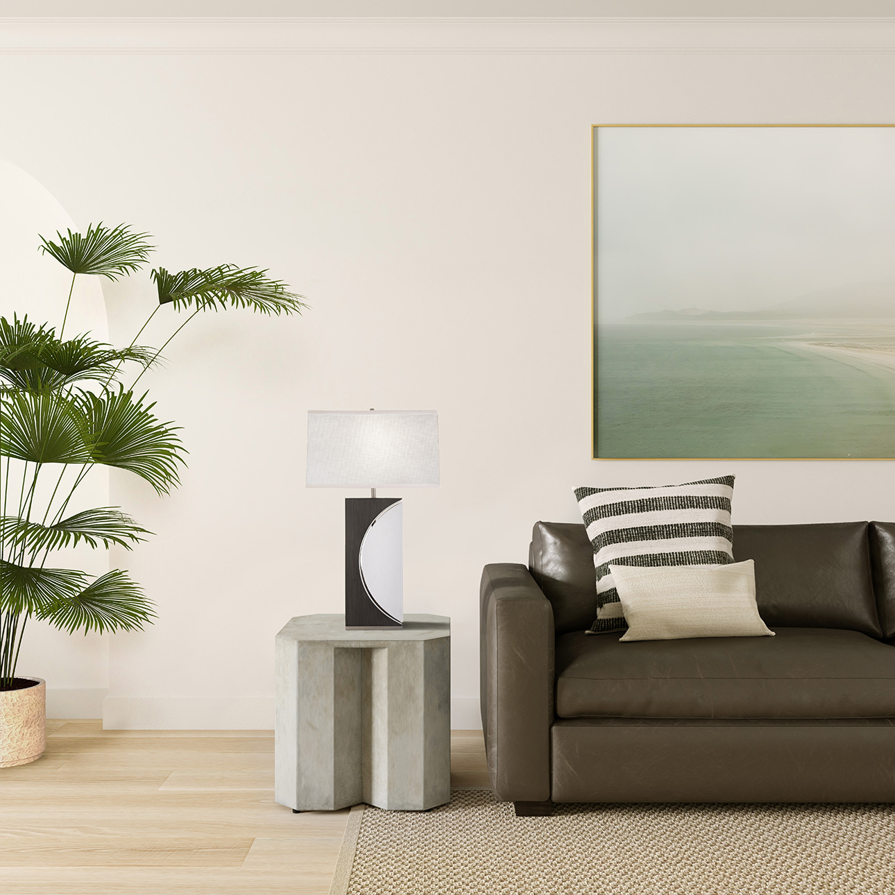 Nova Of CA - Half Moon Table Lamp