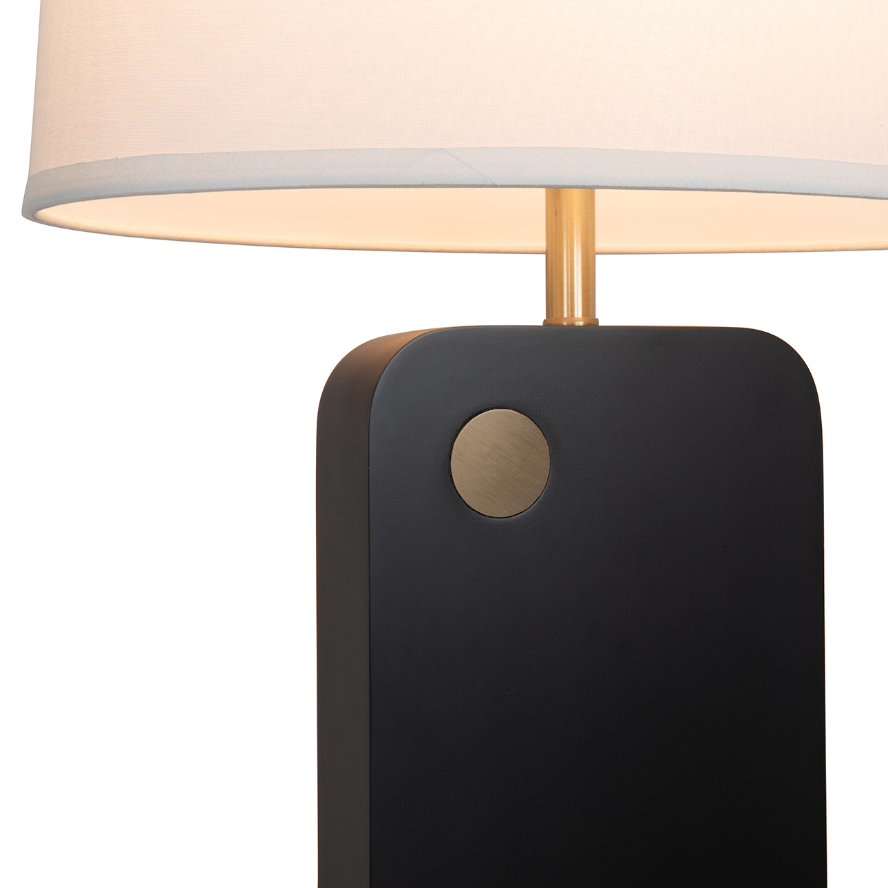 Nova Of CA Laurel Table Lamp - Ebony