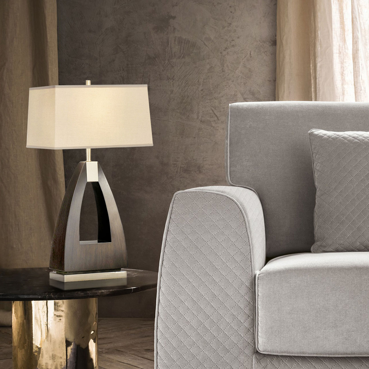 Nova Of CA Trina Table Lamp - Pecan