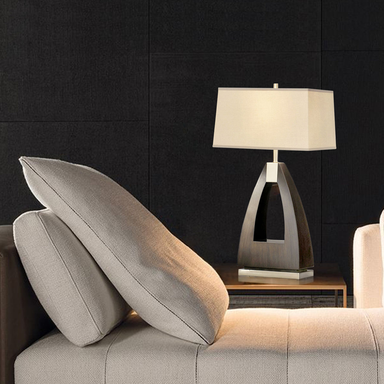 Nova Of CA Trina Table Lamp - Pecan