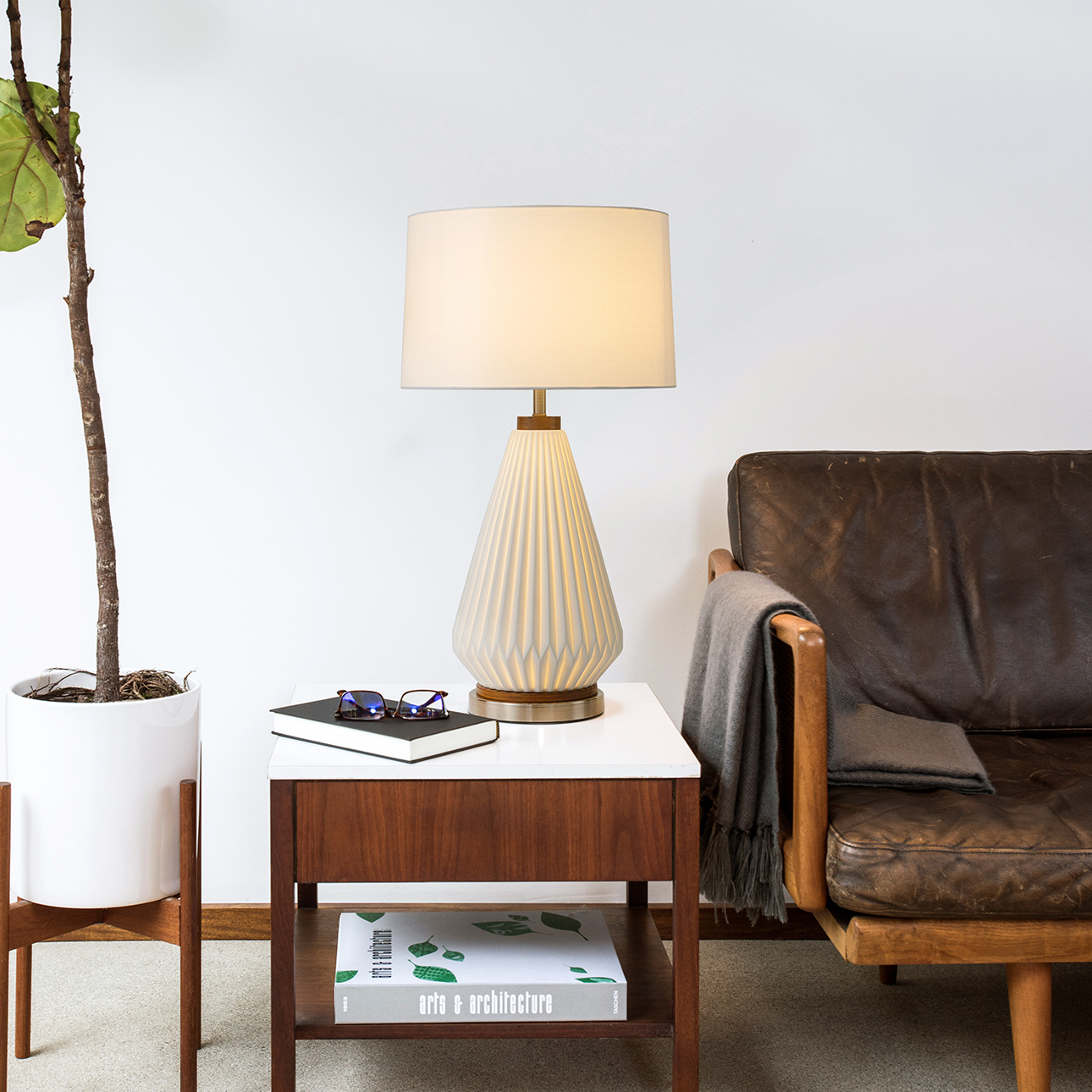 Nova Of CA - Concord Table Lamp Weathered Brass