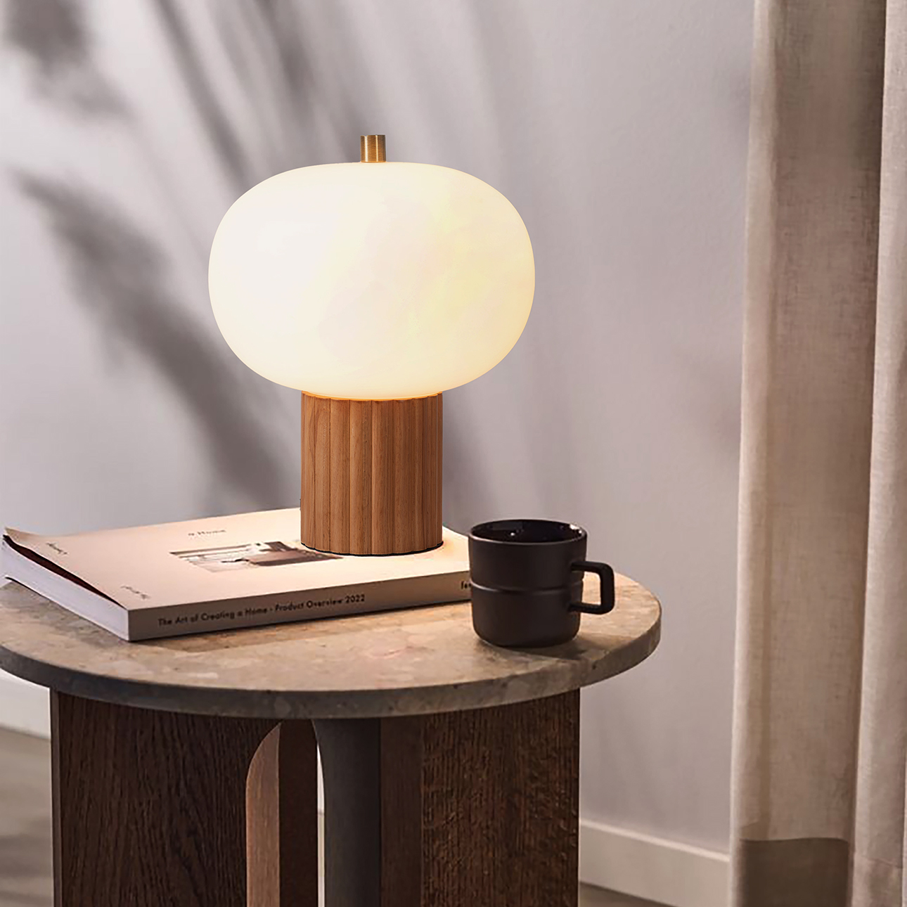 Nova Of CA Tambo Accent Table Lamp - Natural Ash