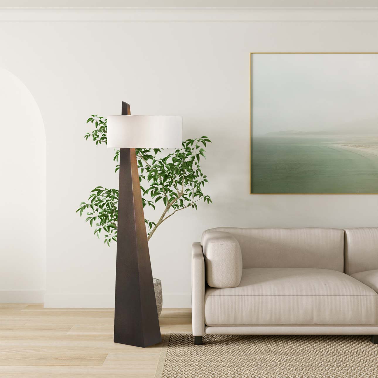 Nova Of CA - Obelisk Floor Lamp
