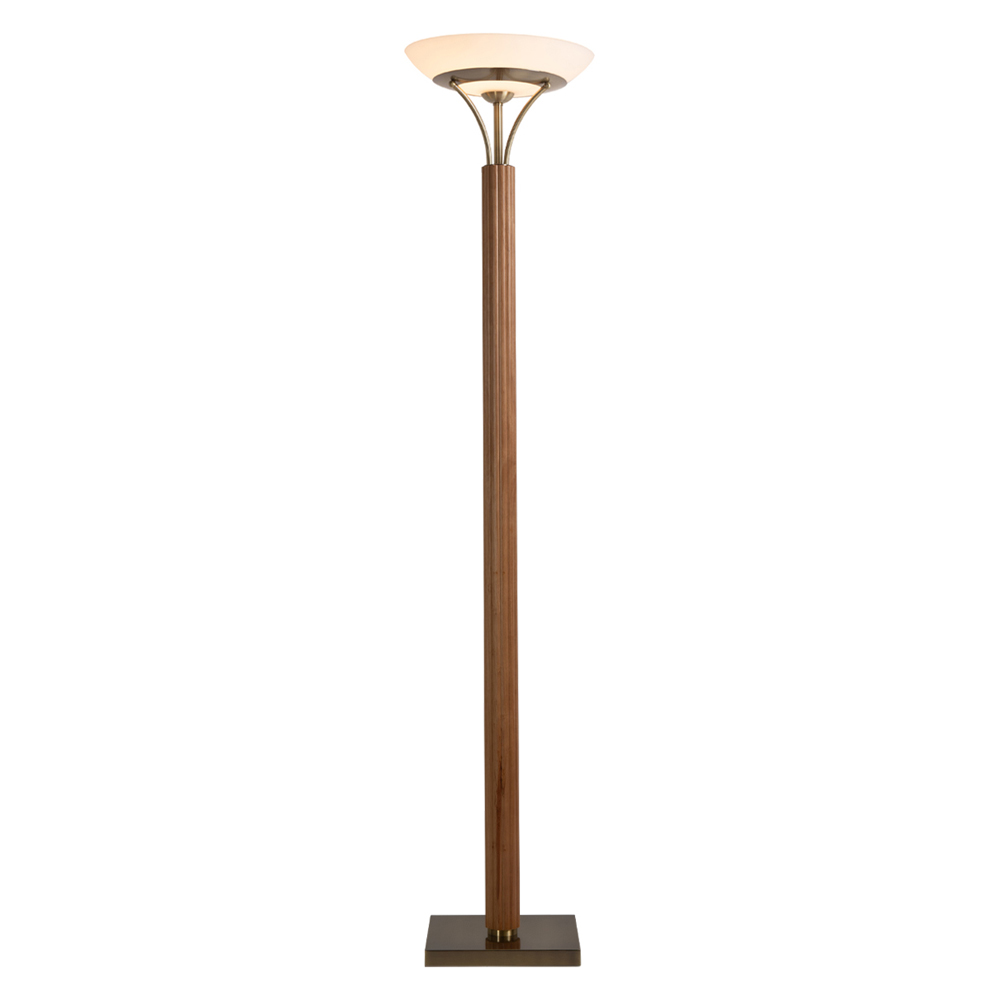 Nova Of CA Tambo Torchiere Floor Lamp - Natural Ash