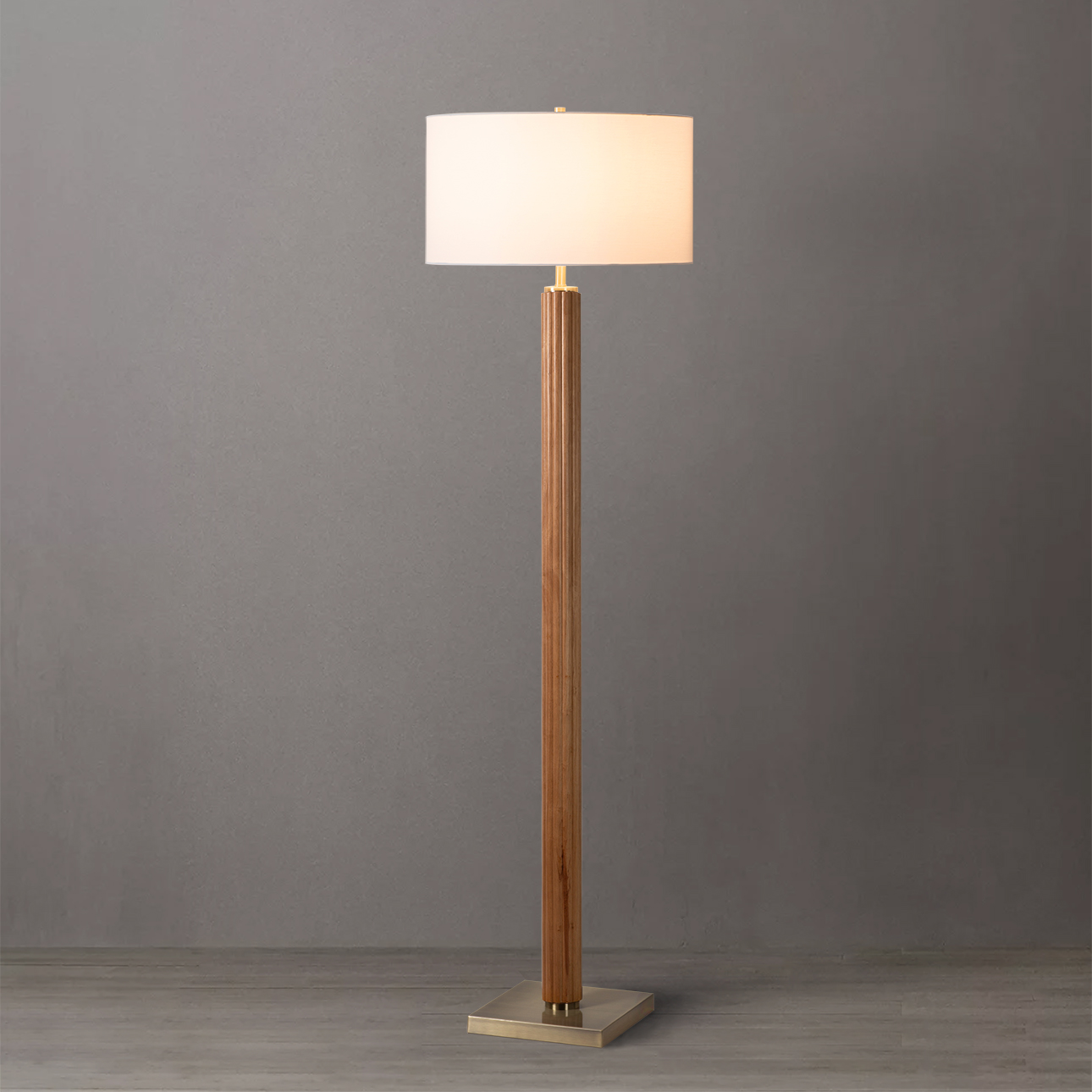 Nova Of CA Tambo Floor Lamp - Natural Ash