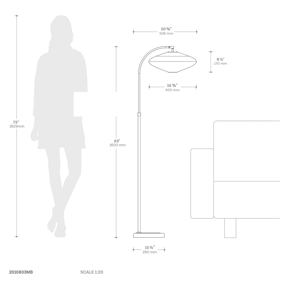 Nova Of CA - Roswell Floor Lamp