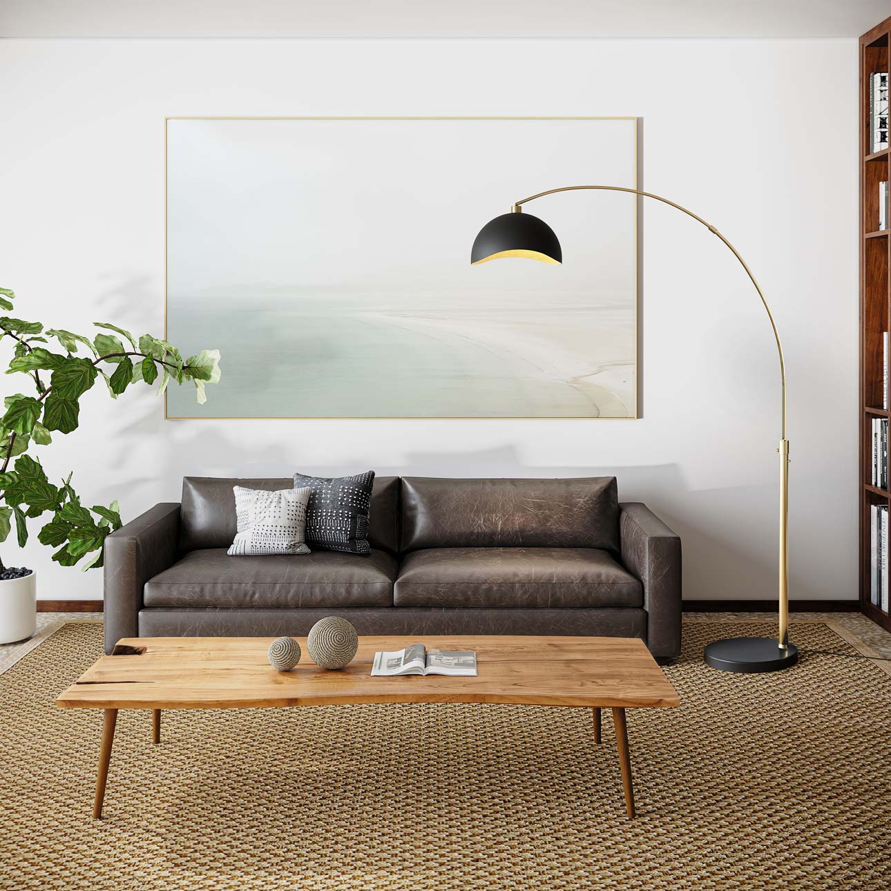 Nova Of CA - Luna Bella Arc Floor Lamp