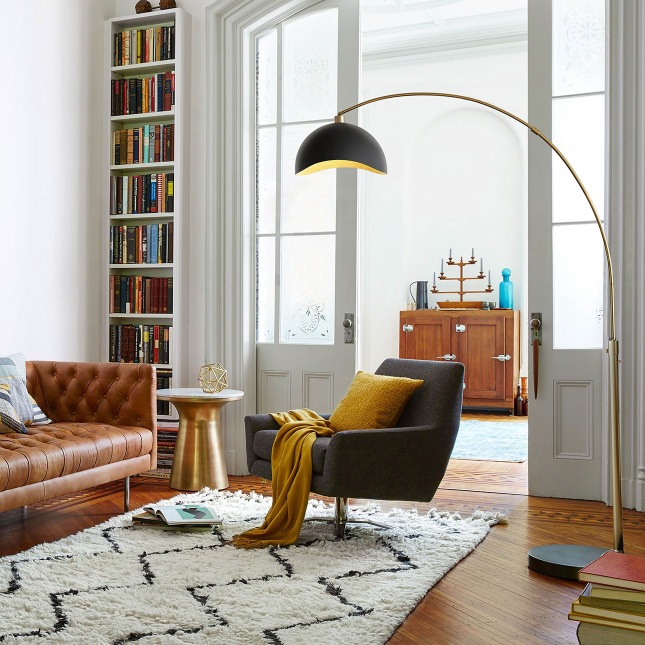 Nova Of CA - Luna Bella Arc Floor Lamp