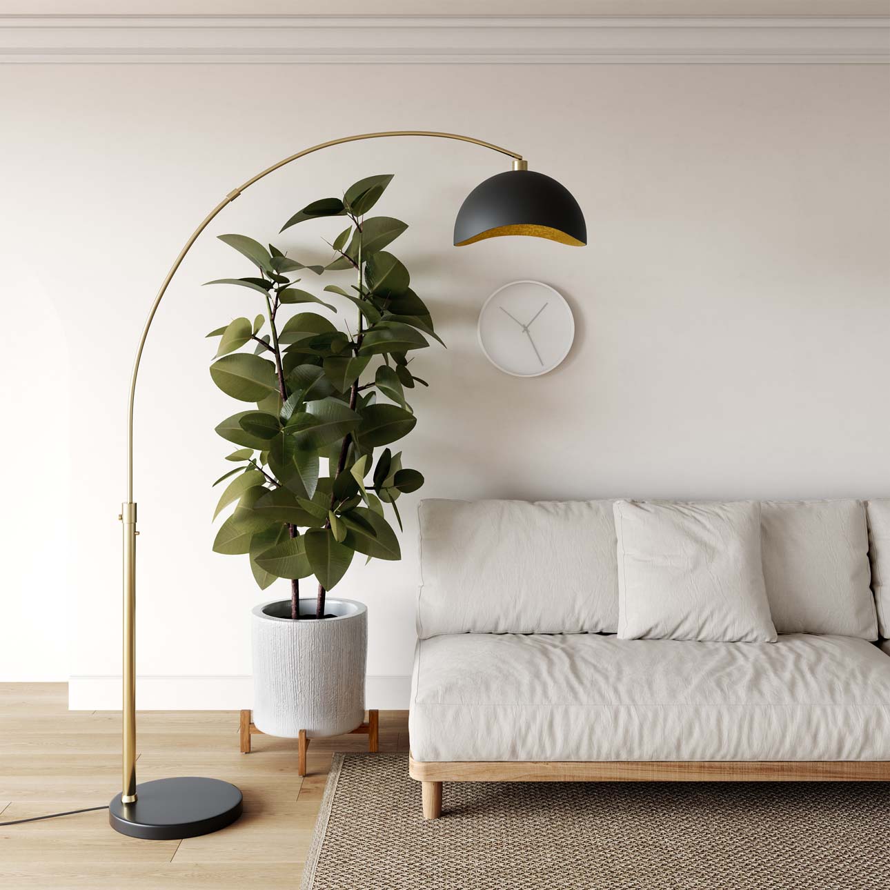Nova Of CA - Luna Bella Arc Floor Lamp