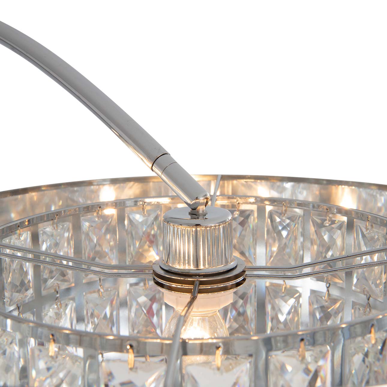 Nova Of CA - Marilyn 1 Light Arc Floor Lamp Chrome