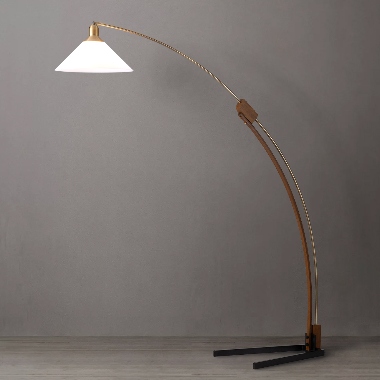 Nova Of CA - Melmar Arc Floor Lamp