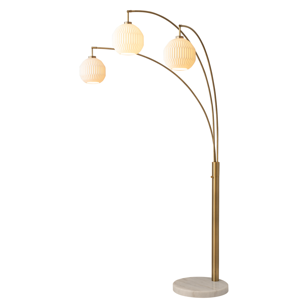 Nova Of CA - Moraga 3 Light Arc Floor Lamp