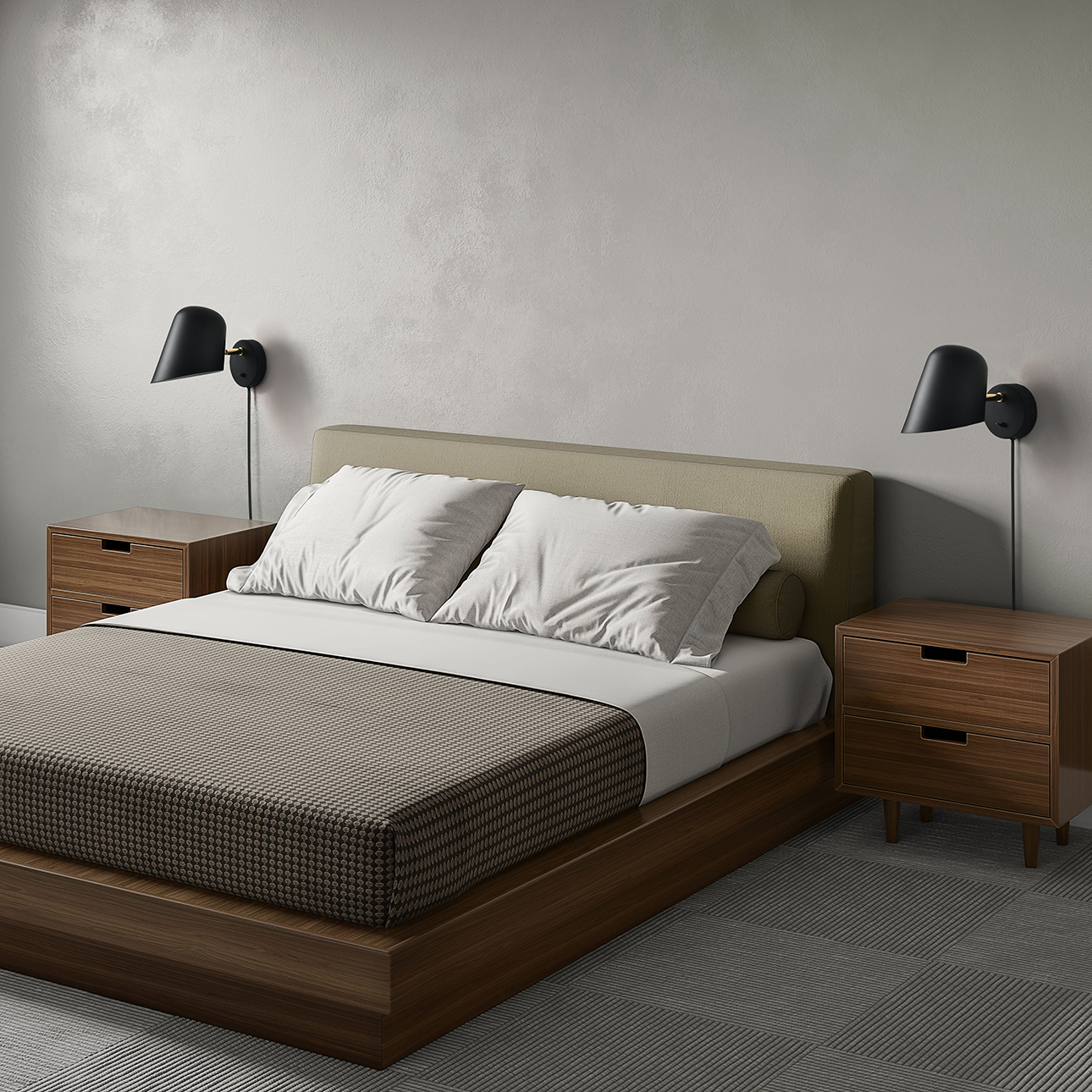 Nova Of CA Culver Wall Sconce - Matte Black