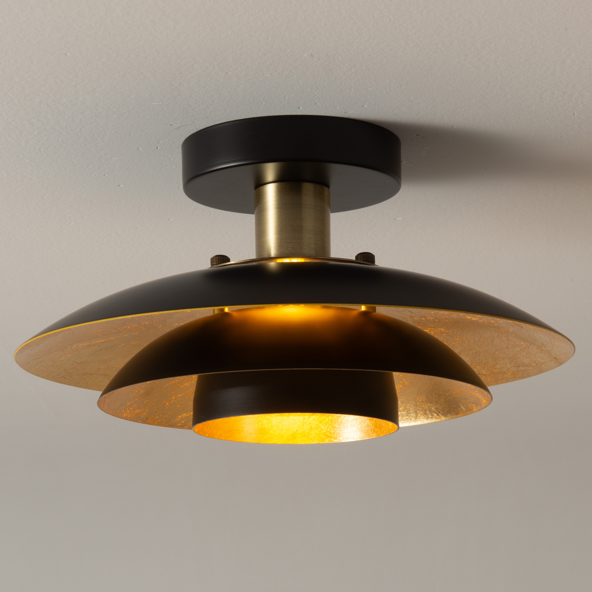 Nova Of CA - Rancho Mirage Flush Mount Ceiling Light Matte Black