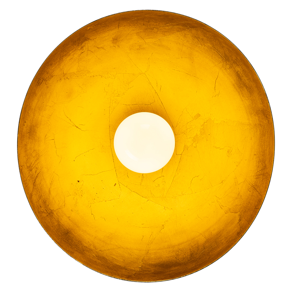 Nova Of CA - Luna Bella Flush Mount Ceiling Light Brass/Matte Black/Gold Leaf