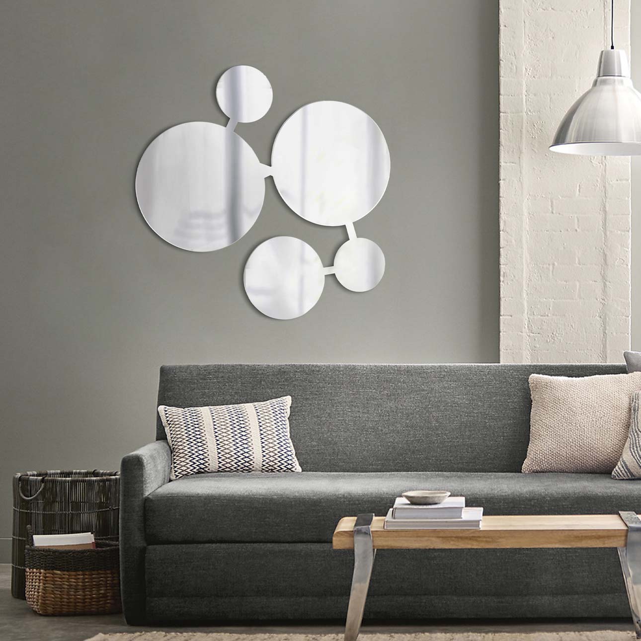 Nova Of CA - Marshmallow Wall Art Mirror