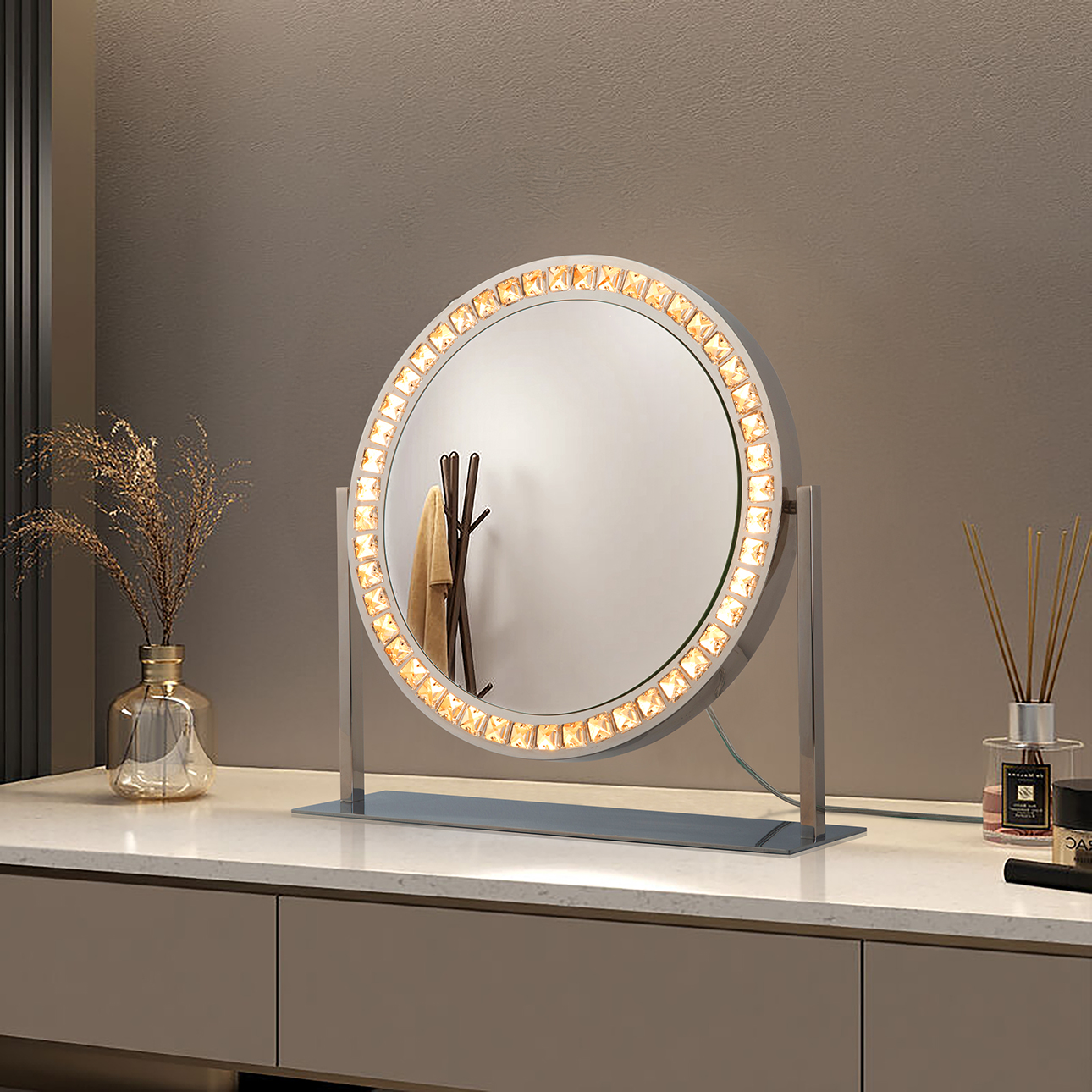 Nova Of CA - Marilyn Table Top Vanity Mirror