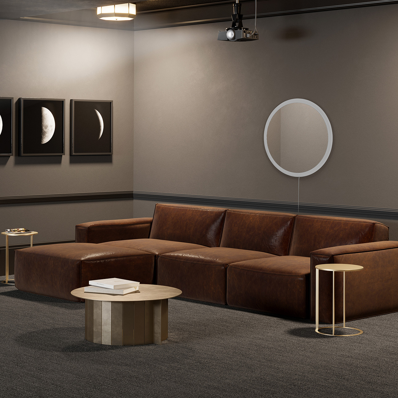 Nova Of CA - Super Star 30" Round LED Wall Mirror