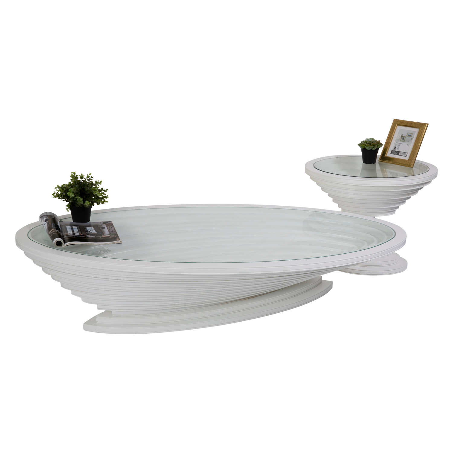 Nova 317 White End Table